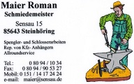 Schmiedemeister Roman Maier